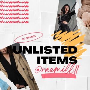 Unlisted Items - Final Sale. As Is. No Cancellations.